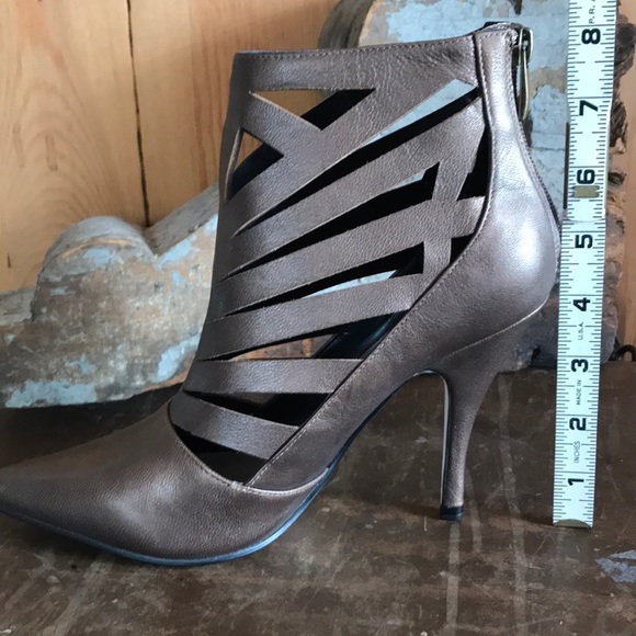 Steven TRIISHA Bronze Metal Stiletto Bootie - Picture 5 of 8